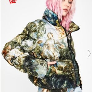 DollsKill Current Mood Da Vinci’s Puffer jacket